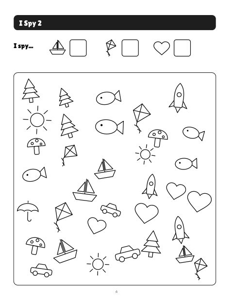 Sample I Spy page